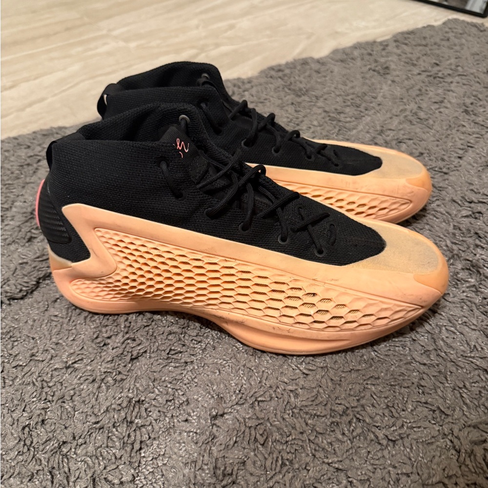Black and Tan Athletic Sneakers
